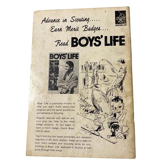Vintage 70s Boy Scouts of America Booklet Merit Badge Series Lot of 5 Paperback - Picture 10 of 11